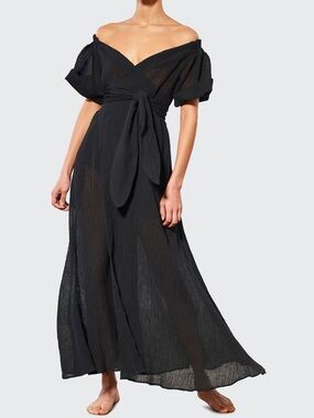 MARA HOFFMAN
Adelina Off-the-Shoulder Long Coverup Dress